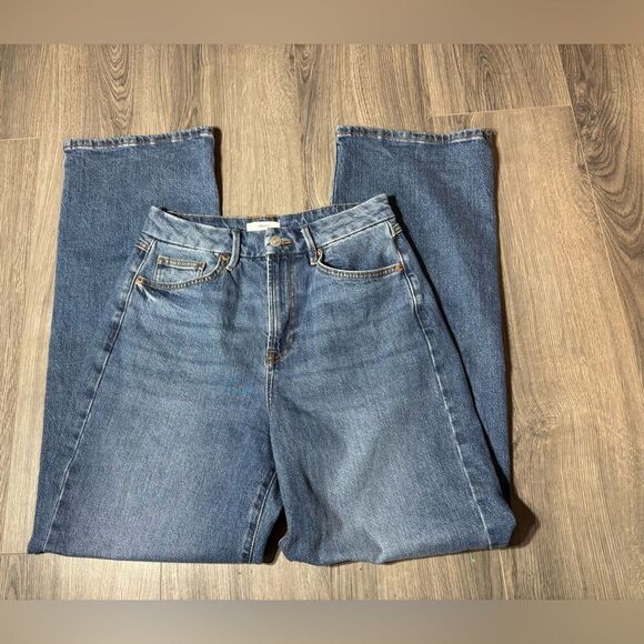 Forever 21 Straight Leg Blue Jeans EPC Size 28 Excellent Preloved Condition - Picture 1 of 5